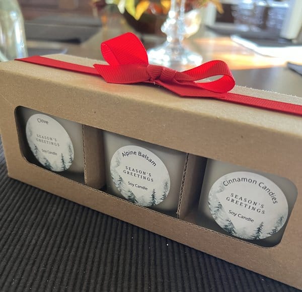 Customer photo review of 4 oz Straight Sided Glass Jar 3-Pack Retail Box™