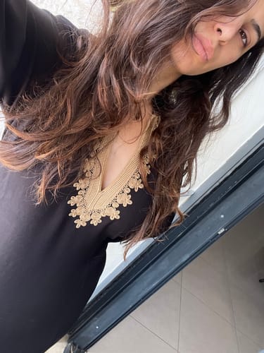 Customer photo review of גלביה מרקש שחורה