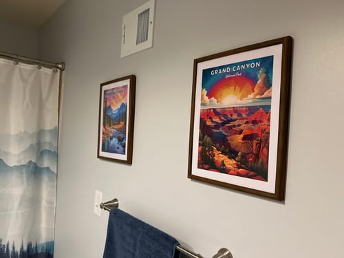 Customer photo review of Grand Canyon National Park Commemorative Poster: A Pop Art Tribute