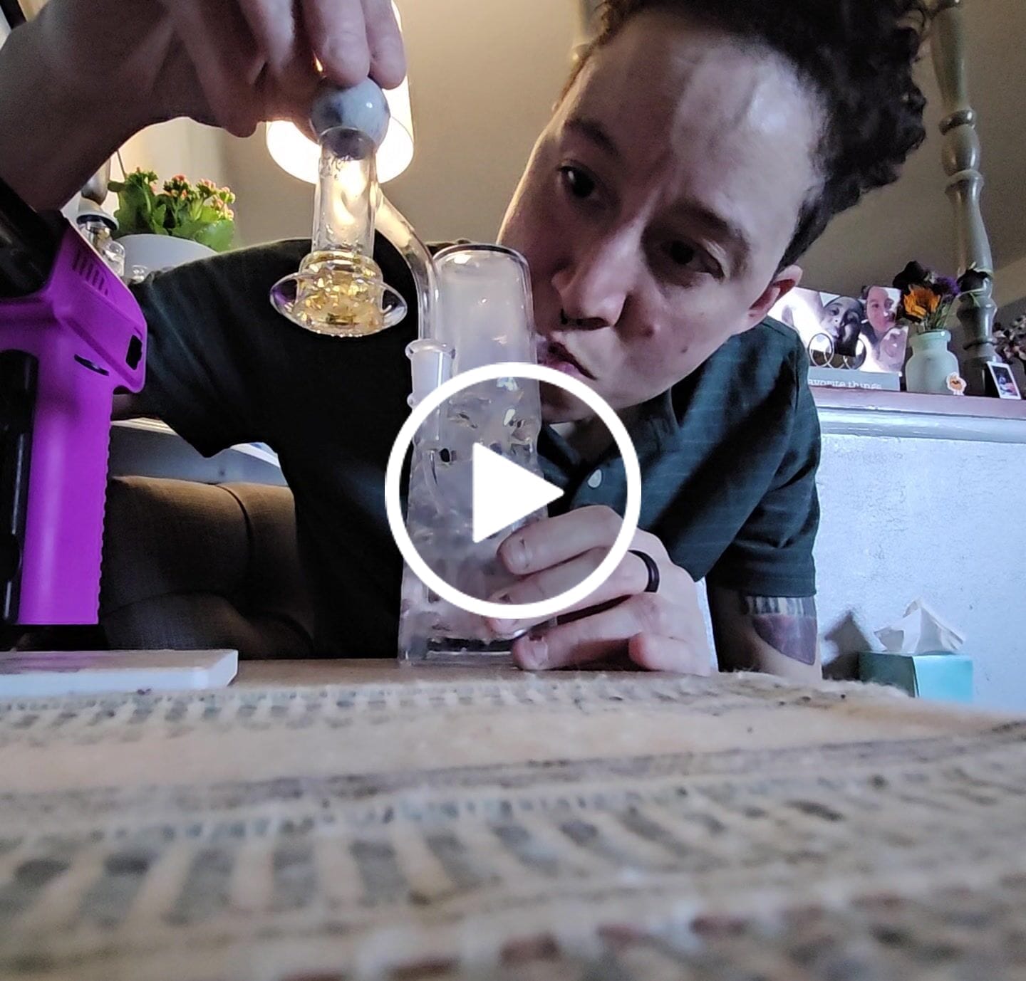 Customer video review of Turret Mini Dab Rig