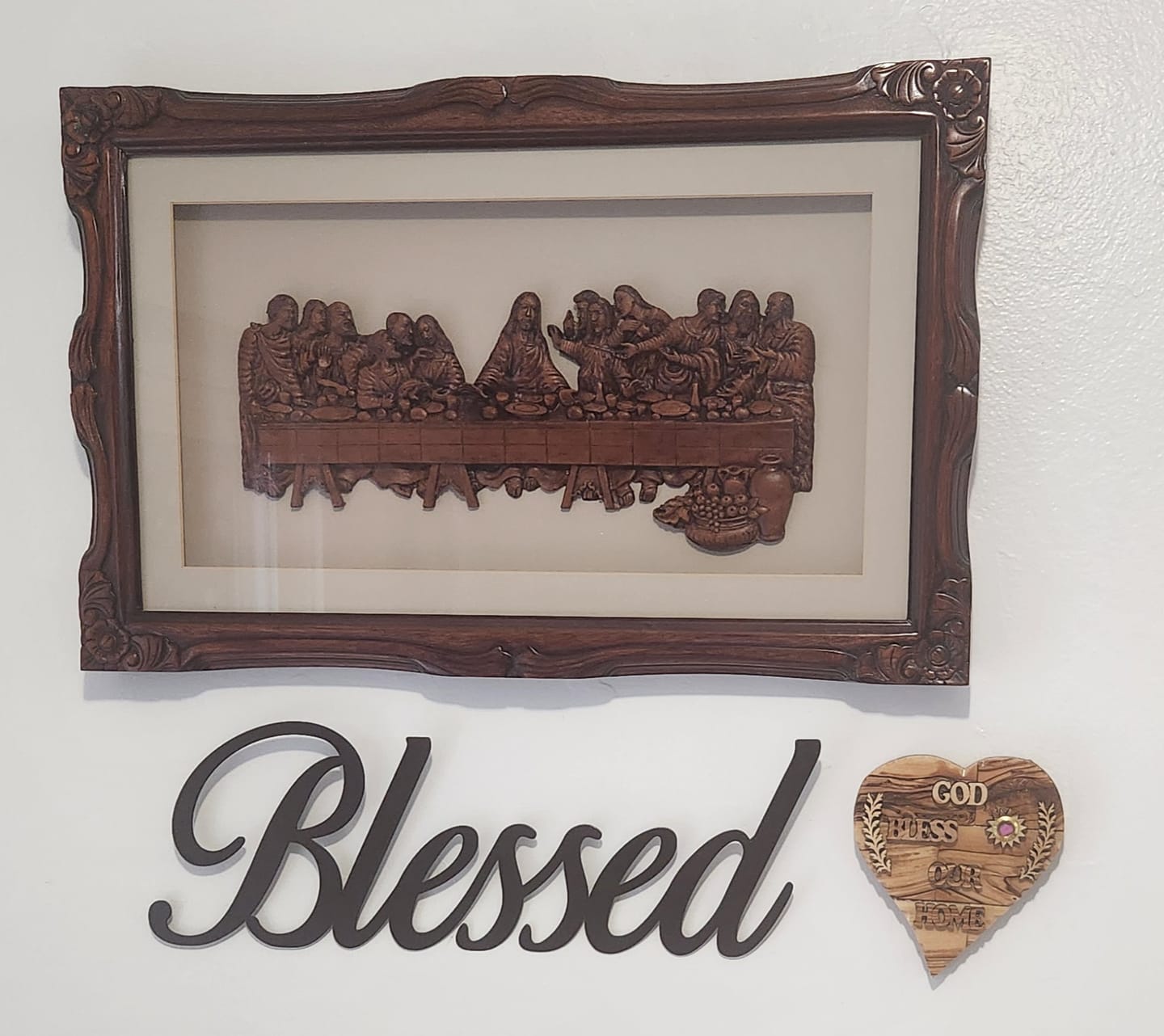 Customer photo review of God Bless Our Home Wall Plaque with Holy Land Incense