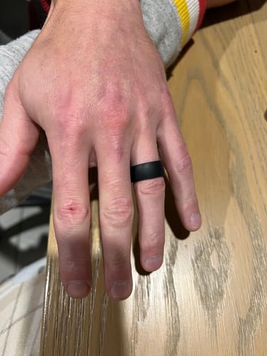 Customer photo review of The Shadow - Silicone Ring