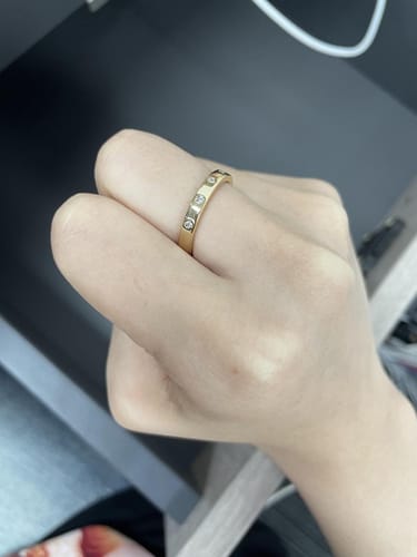 Customer photo review of Everyday Promise Diamond Ring