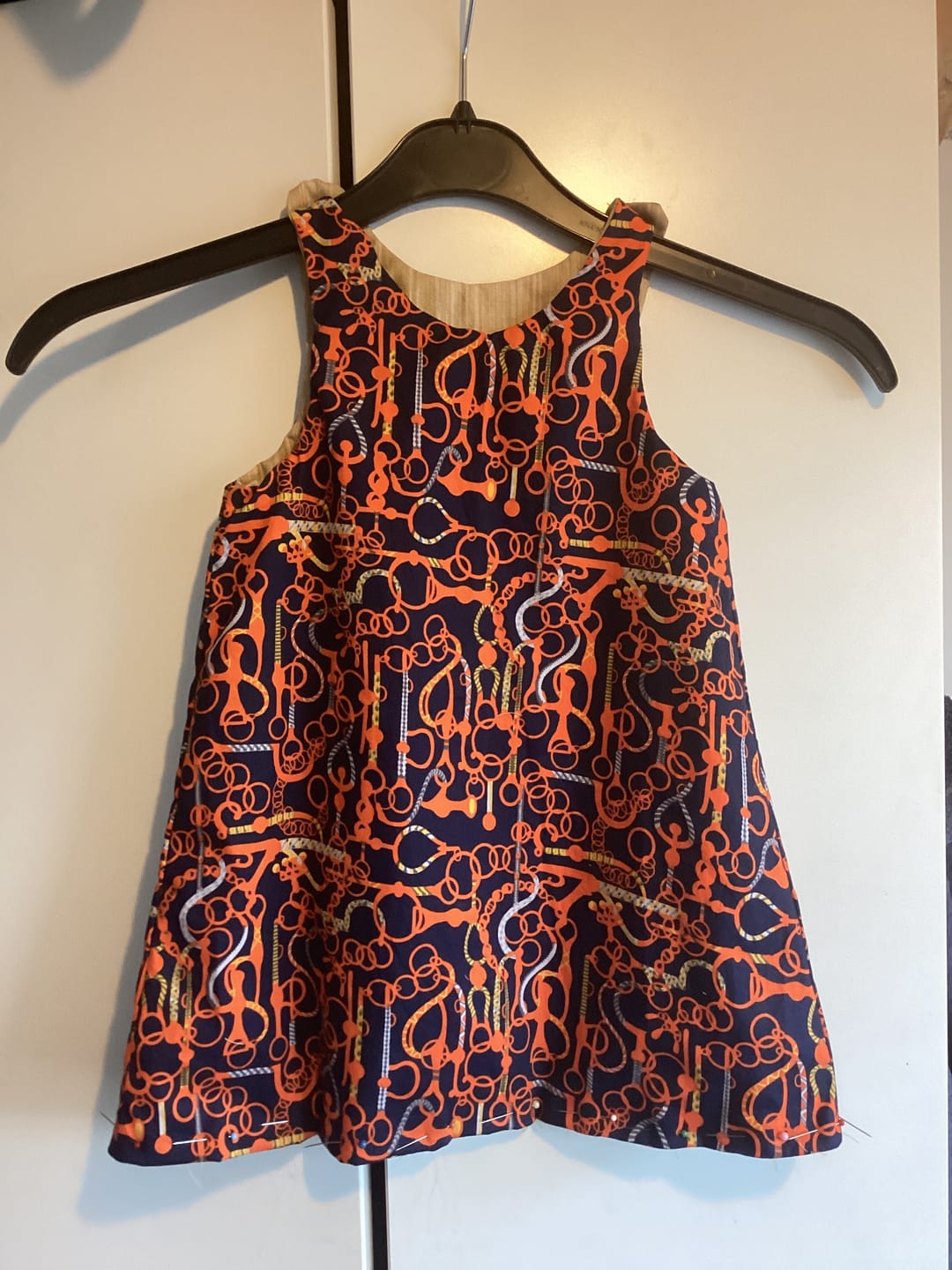Customer photo review of Chains and Ropes Cotton Poplin Fabric