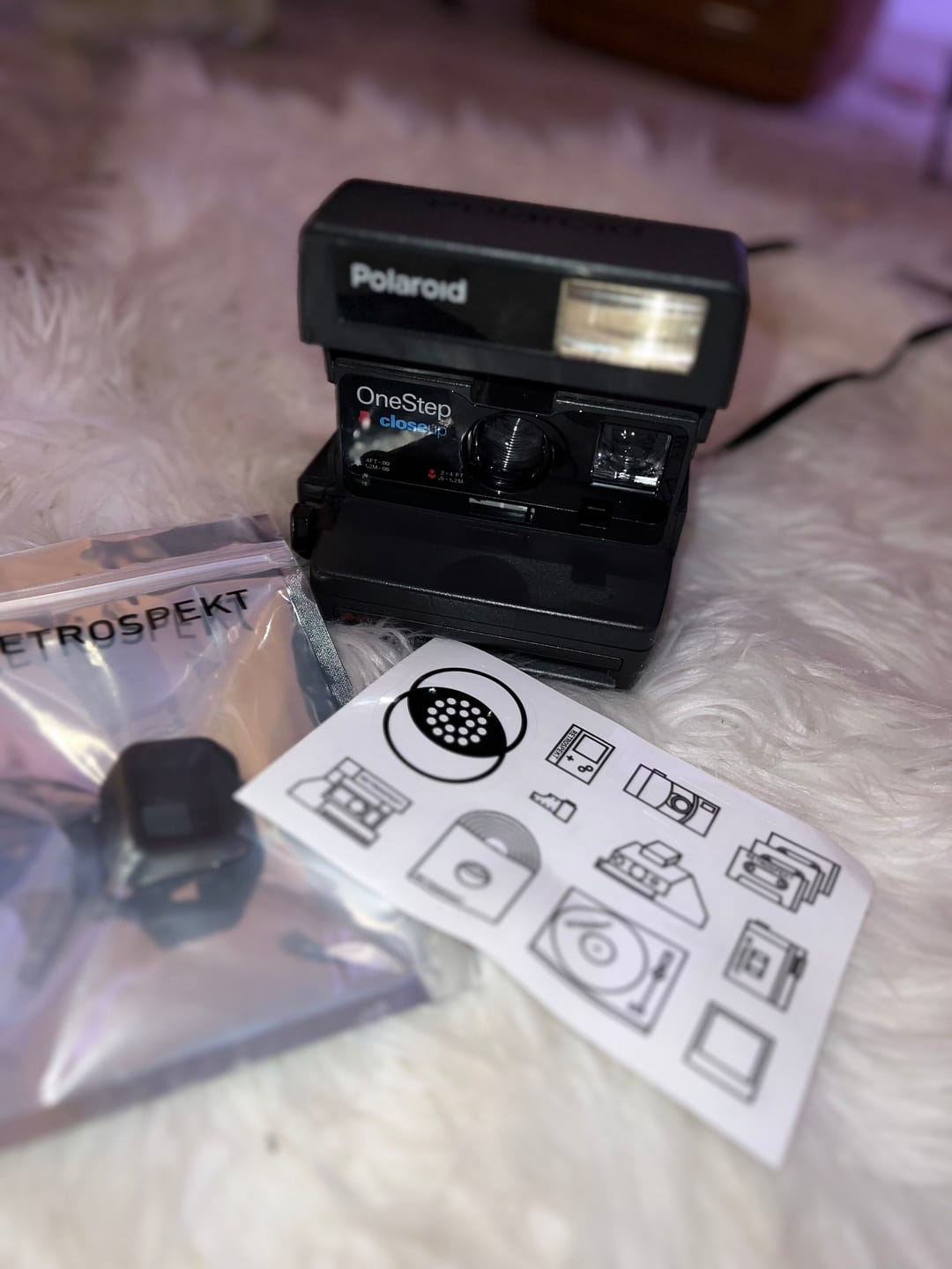 Customer photo review of Replacement Polaroid 600 Viewfinder Eye Cup