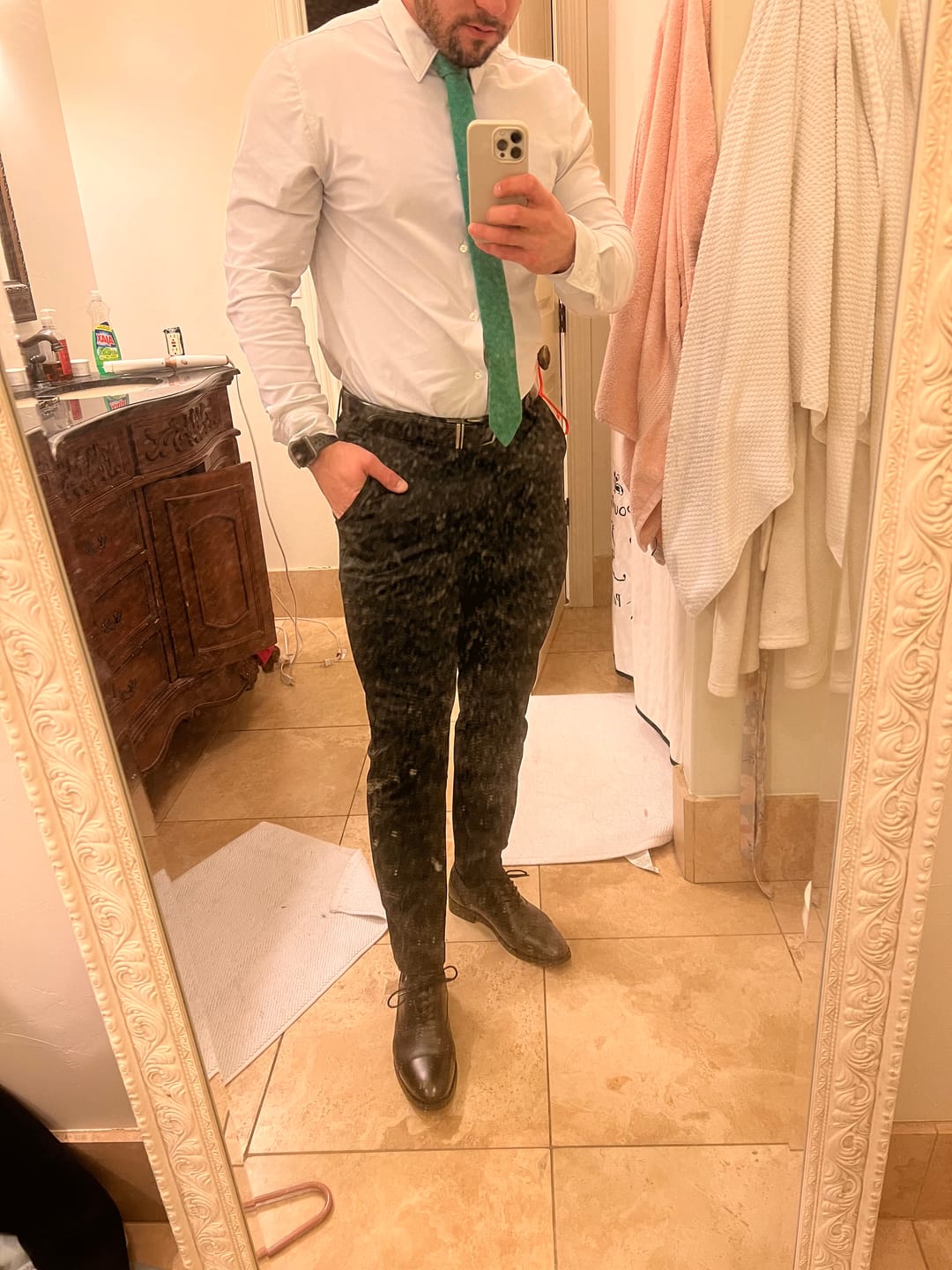 Customer photo review of 626  Office Tech Pants