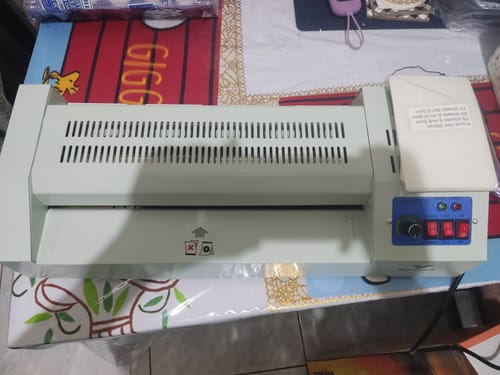 Customer photo review of Enmicadora Laminadora Oficio Doble Carta Industrial Uso Rudo