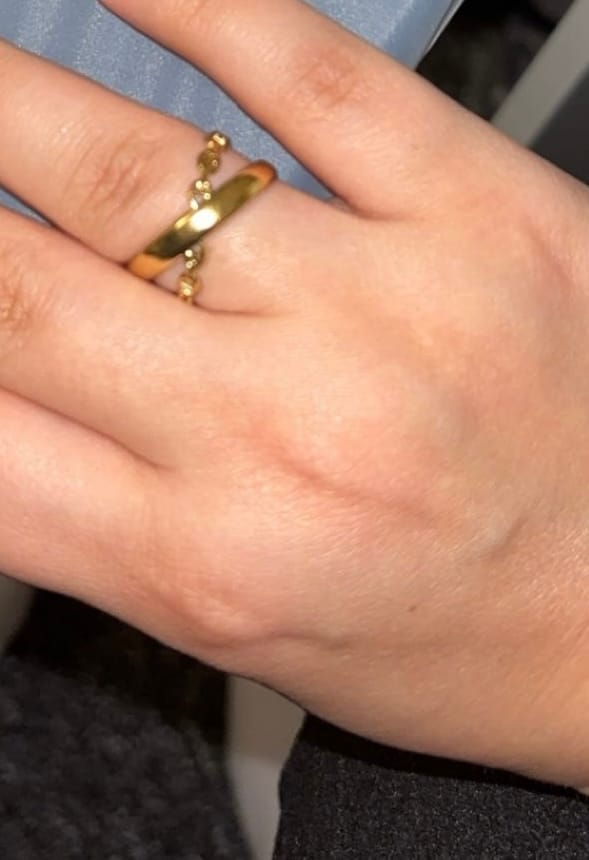 Customer photo review of Prestige Ring | 18K vergoldet