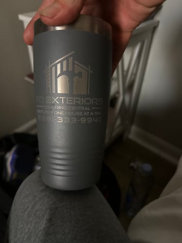 Customer photo review of (6) Custom 20oz Tumblers