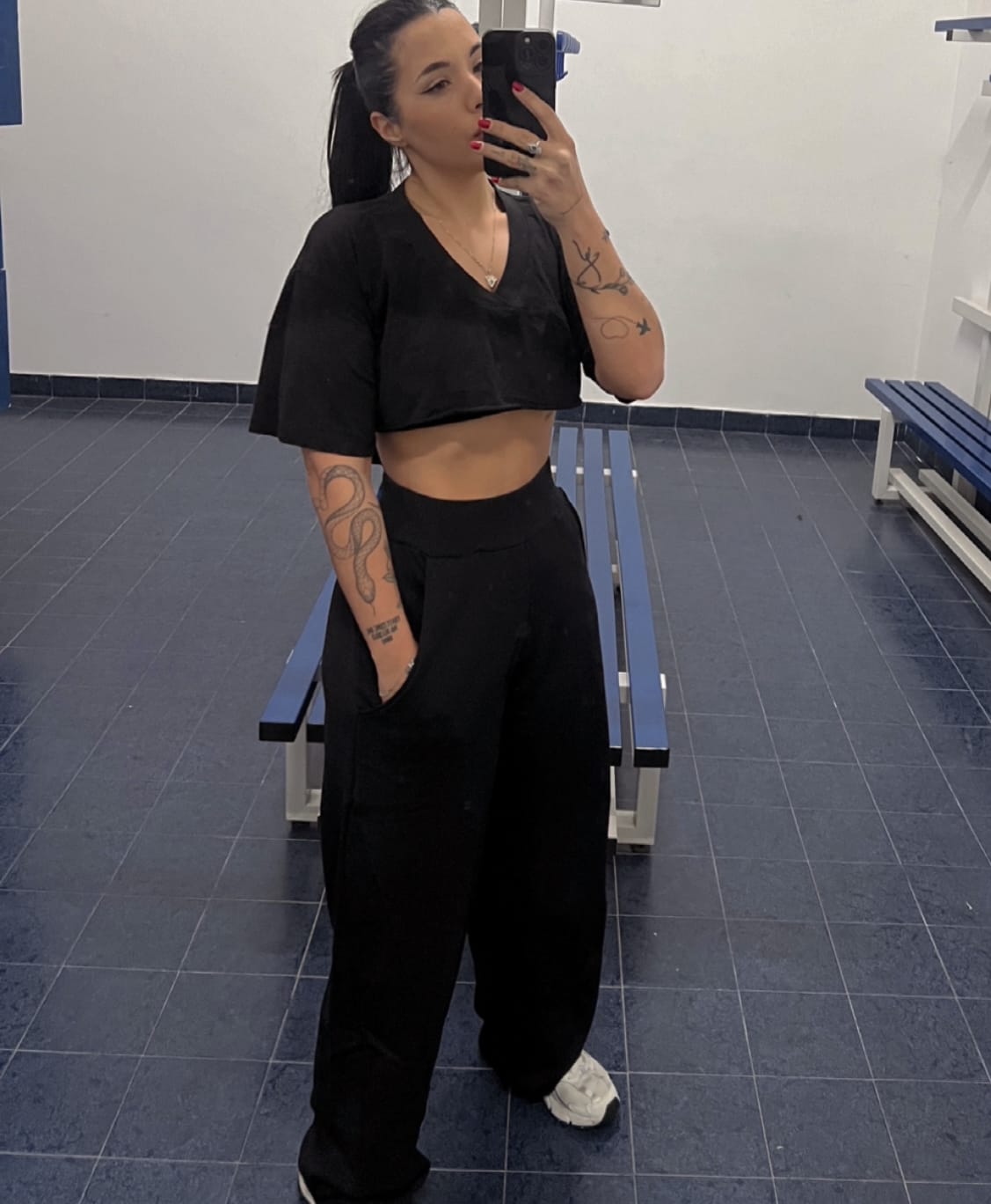 Customer photo review of Pantalone Baggy Ikonic FW 23/24 Nero