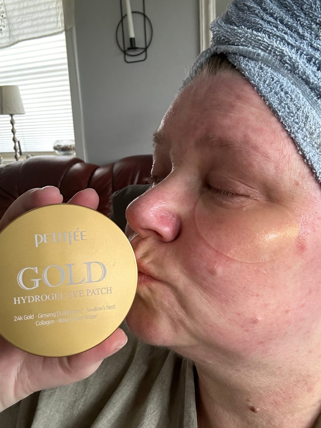 Customer photo review of Petitfèe GOLD Hydrogel Øyemaske (60stk)