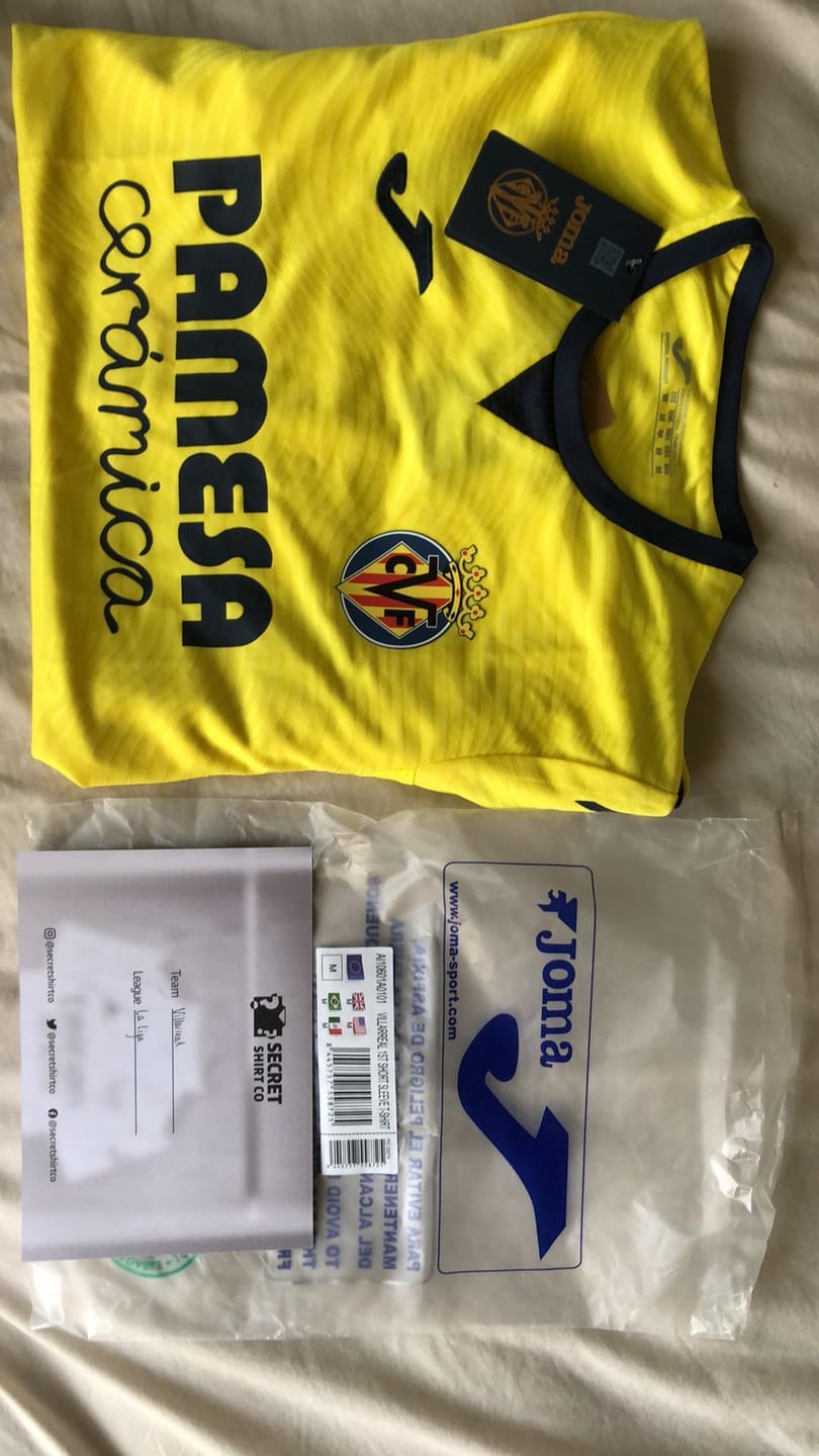 Customer photo review of Mens Secret Football Shirt