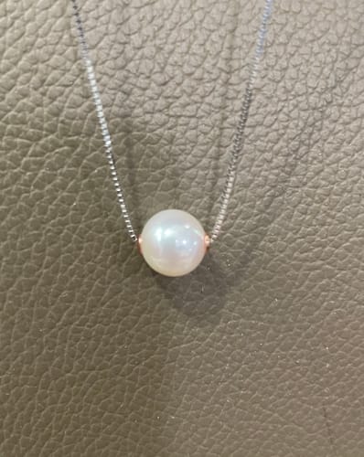 Customer photo review of Top Grade Round Interchangeable White Edison Pearl WA00032 | Possibilities