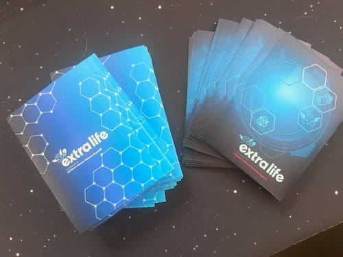 Customer photo review of Custom Card Sleeves
