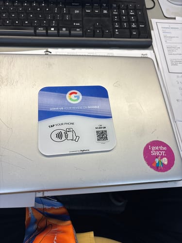 Customer photo review of Google Reviews - Plate