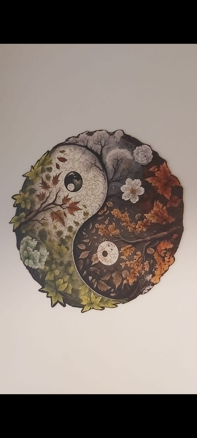Customer photo review of 4 Season Yin Yang - Ahşap Puzzle