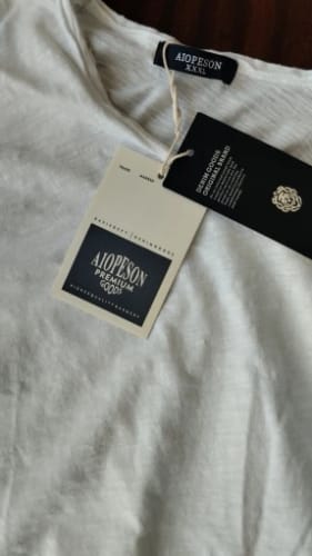 Customer photo review of SilkCut Cotton V-Neck