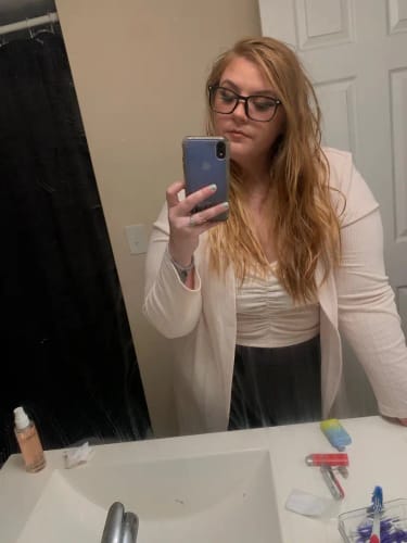 Customer photo review of EagleEye™ Multifocal Blue Light Glasses