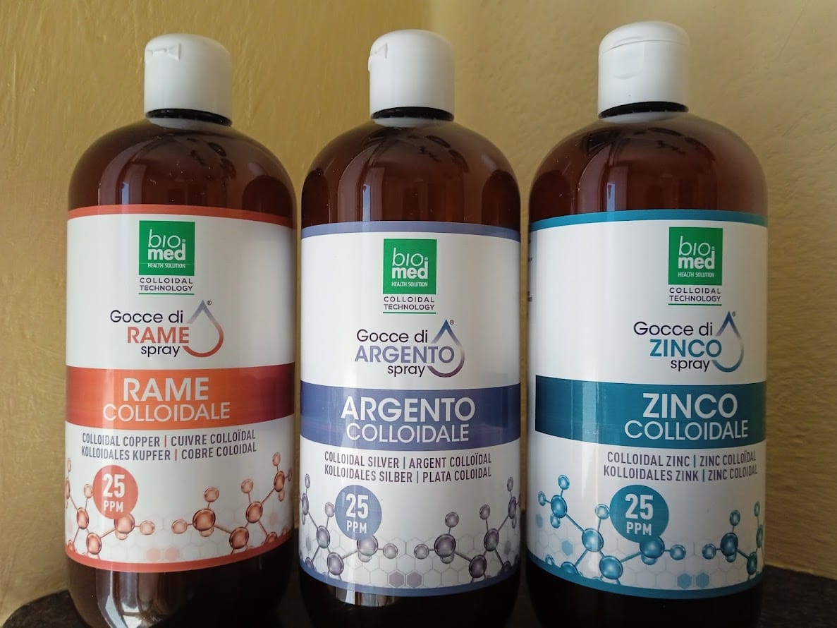 Customer photo review of GOCCE DI ZINCO COLLOIDALE SPRAY SUBLINGUALE ATTIVO BIOMED - 500 ml. - 25 ppm