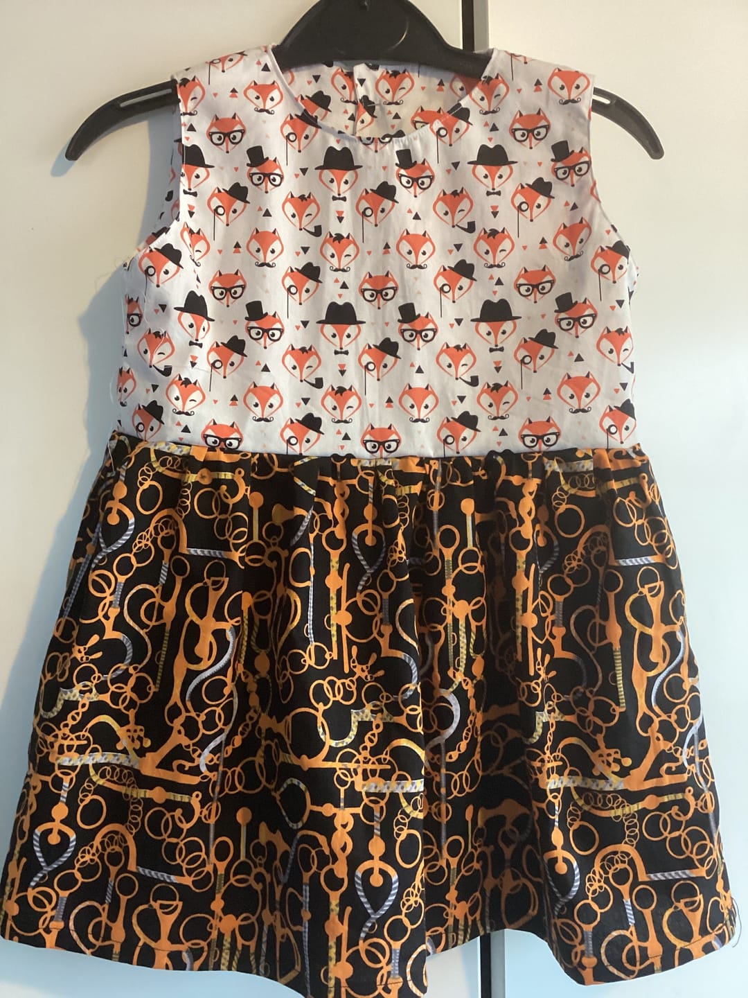 Customer photo review of Fancy Foxes Rose & Hubble Cotton Poplin Fabric