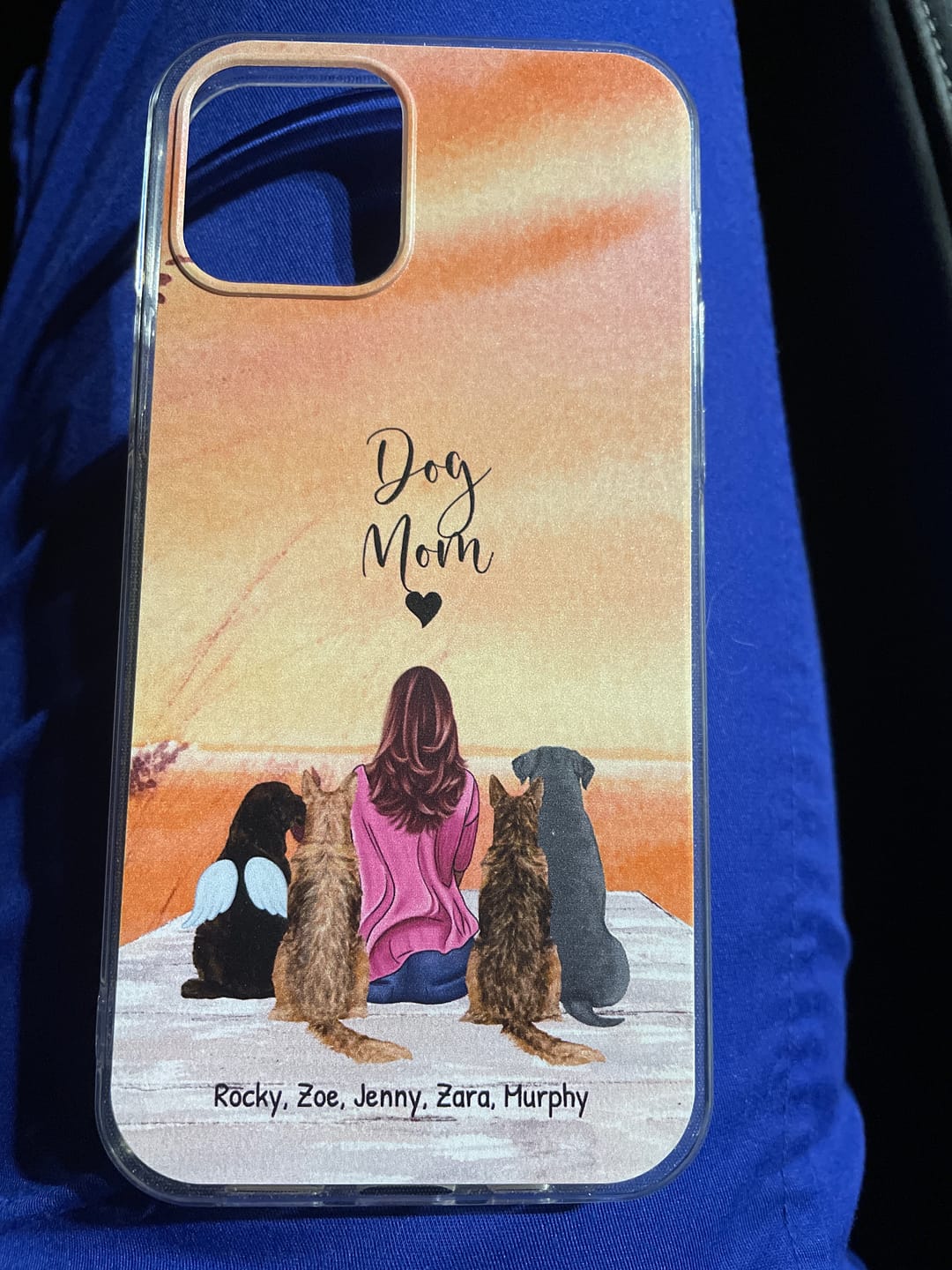 Customer photo review of Together with my pet - Personalized phone case