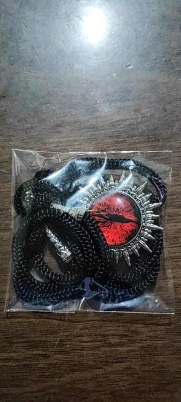 Customer photo review of Dragon Eye Cowboy Bolo Tie
