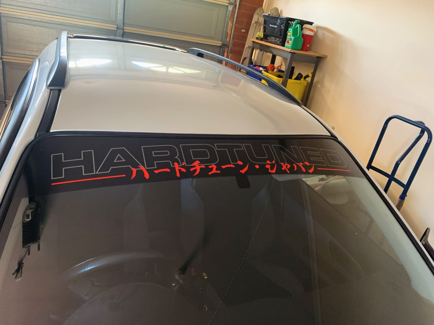 Customer photo review of Hardtuned Keyline Window Banner