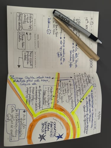 Customer photo review of Fast Brain Daily Productivity Planner- Single Notebook