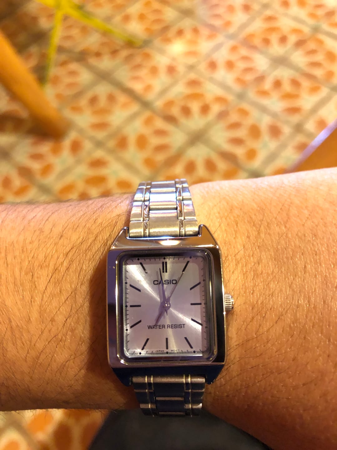 Customer photo review of Reloj Casio Tank Análogo LTP-V007D-2E Acero