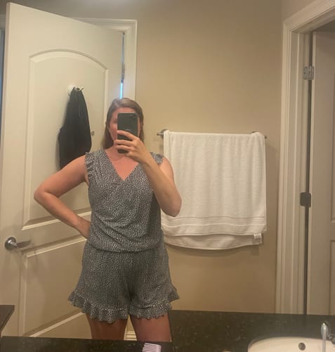 Customer photo review of ginger swim romper