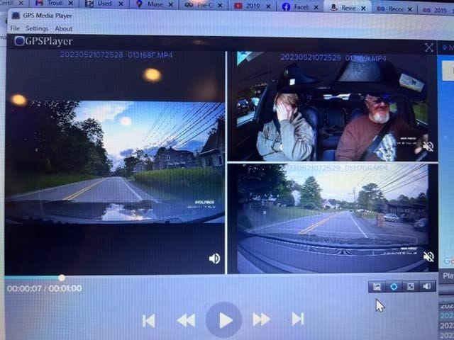 Customer photo review of i07 | 3 Channel 2.5K+1080P+1080P Dashboard Recorder Built-in GPS WiFi
