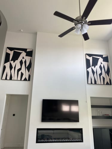 Customer photo review of Modern Abstract Painting #ABAV417