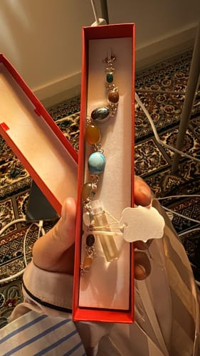 Customer photo review of Multi-Gemstone Bracelet | A Symphony of Spiritual Energy