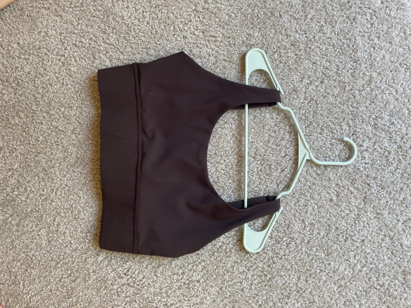 Customer photo review of Ribbed Sports Bra