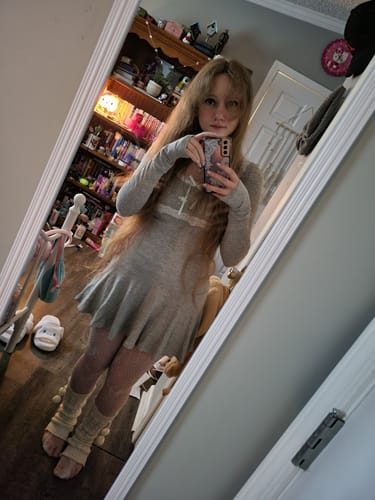 Customer photo review of Calliope Coquette Lace Patch Dress