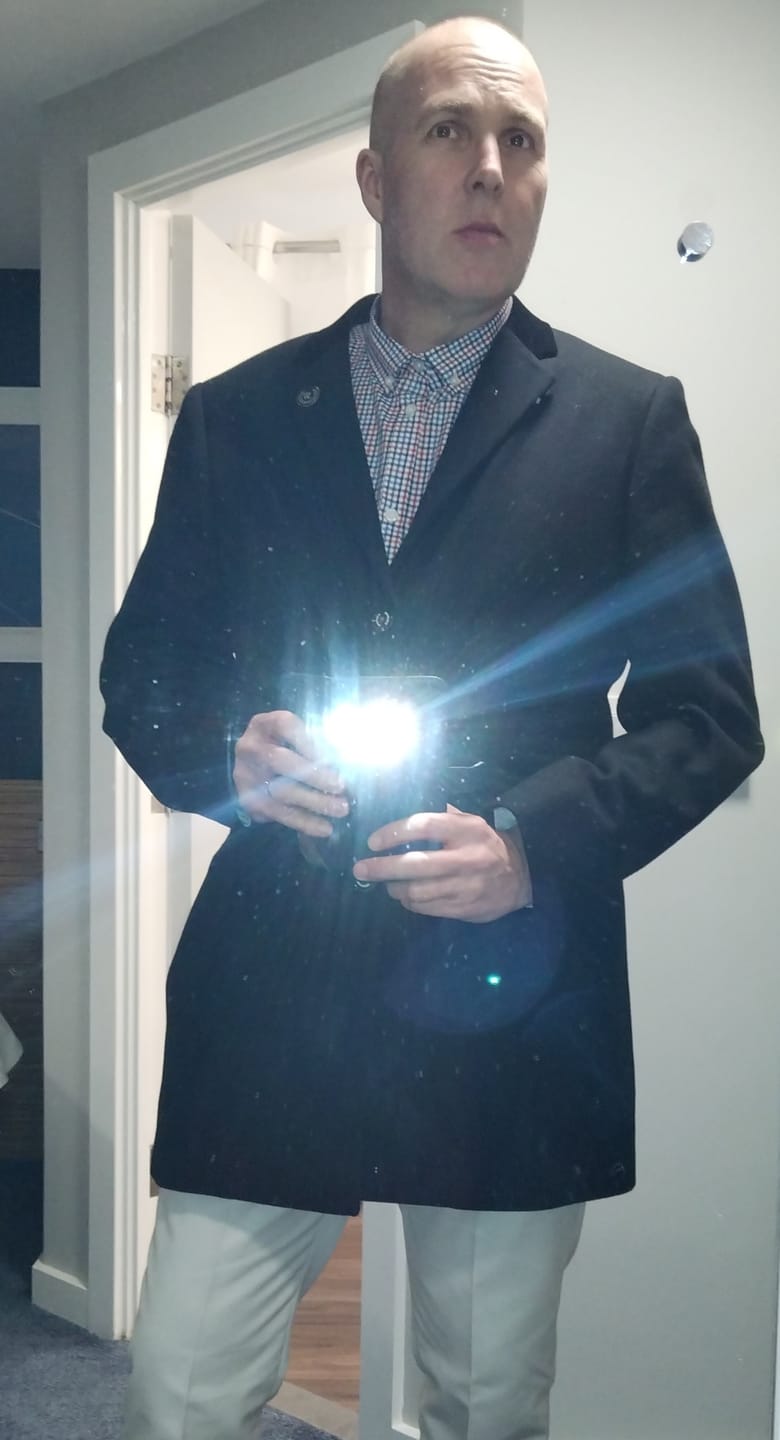 Customer photo review of Sta Prest Trousers - Stone