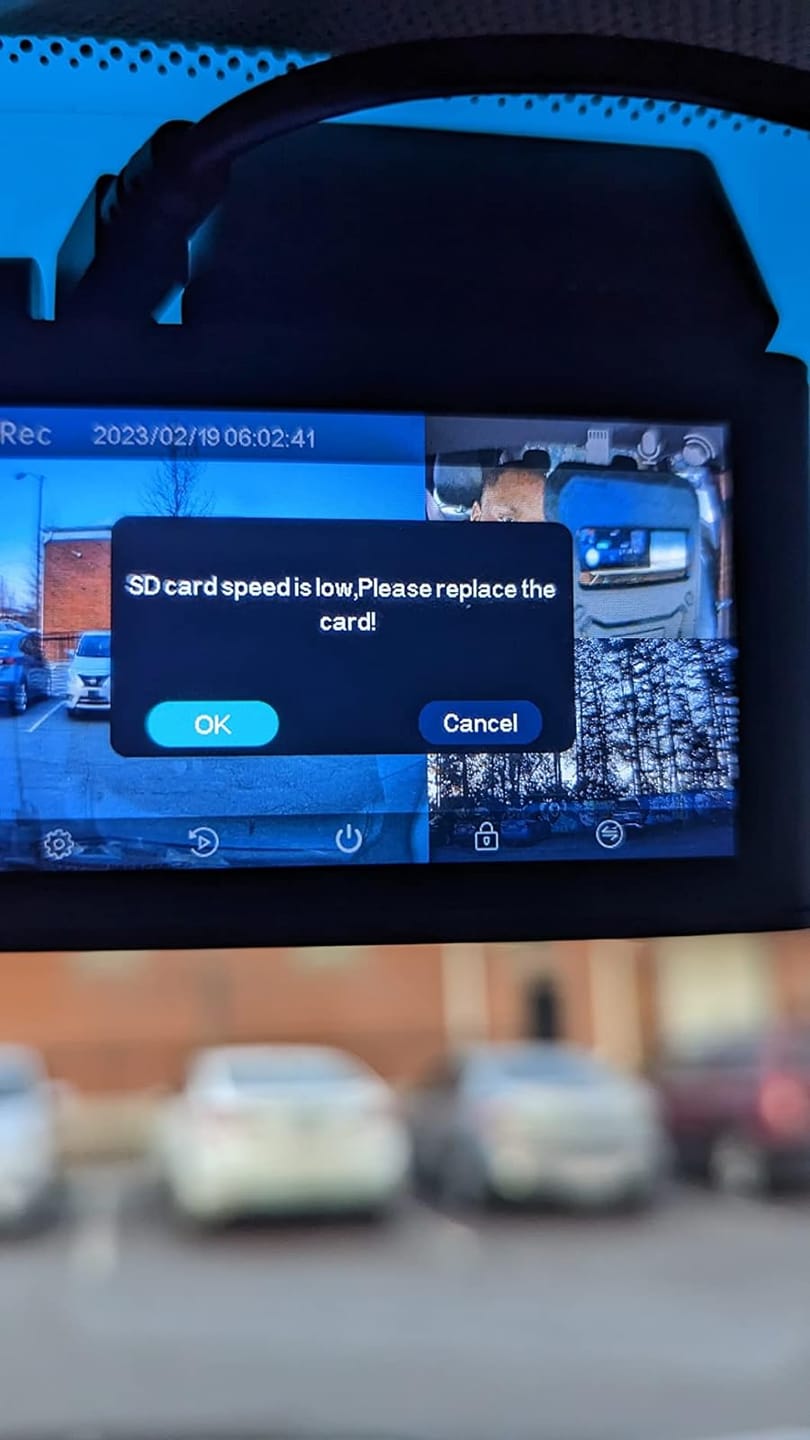 Customer photo review of i07 | 3 Channel 2.5K+1080P+1080P Dashboard Recorder Built-in GPS WiFi