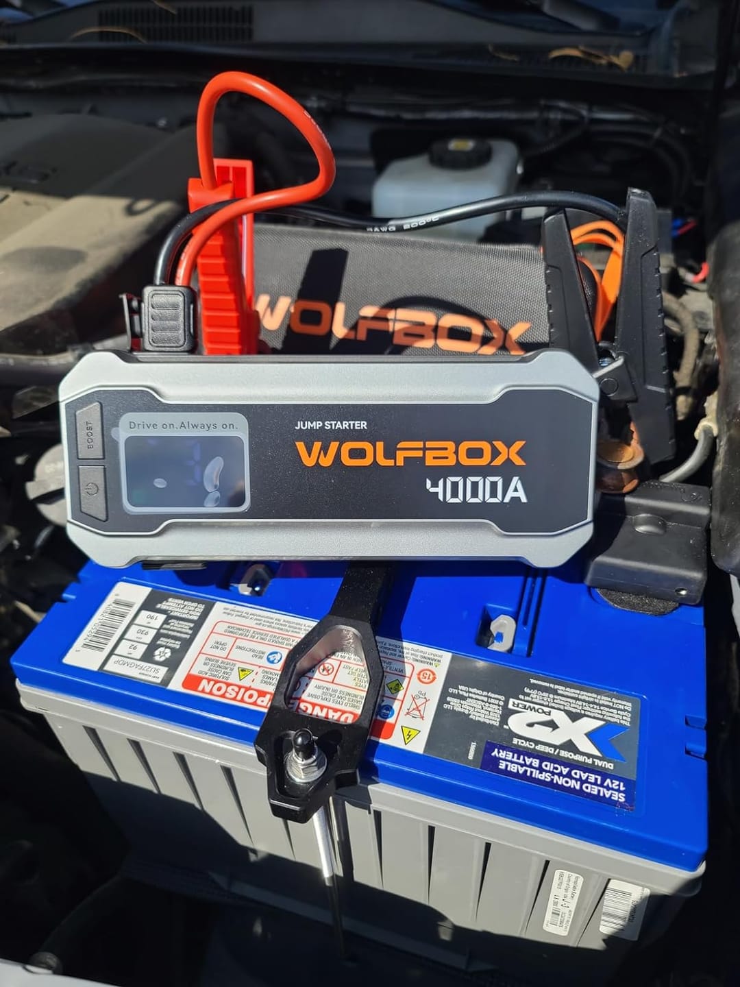 Customer photo review of WOLFBOX MegaVolt24 Jump Starter with Lifetime Warranty