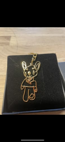 Customer photo review of Persönliche Kinderzeichnung als Halskette oder Anhänger