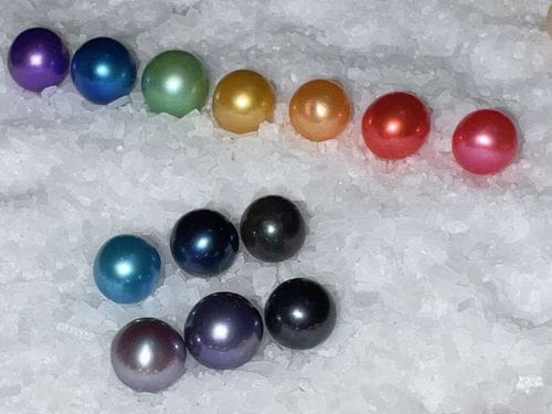 Customer photo review of Loose Pearl - Round 6-8mm Grade 4A