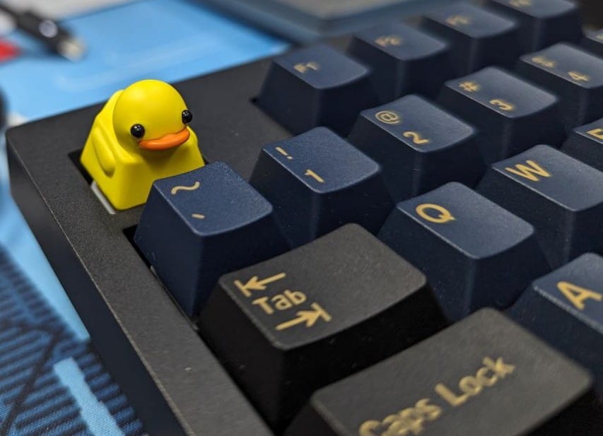 Customer photo review of Duckey Keycap