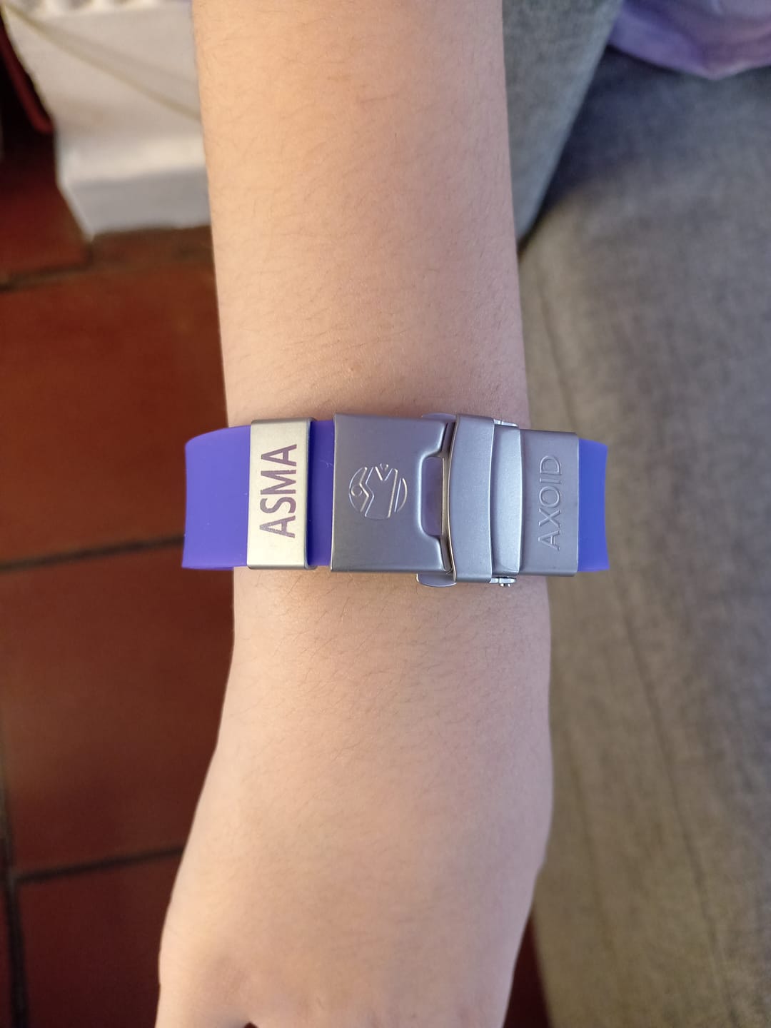 Customer photo review of AxoID - Brazalete de Emergencia