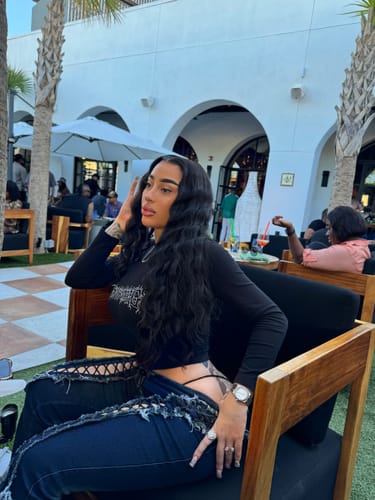 Customer photo review of LOW RISERS (DENIM)