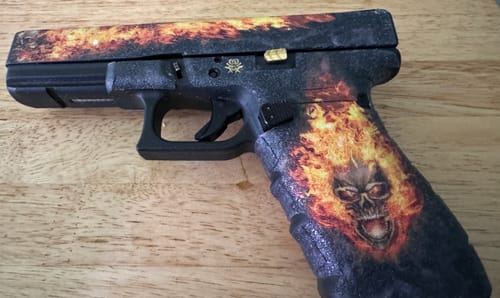 Customer photo review of Glock 20 Gen 4 Decal Grip - NITRO