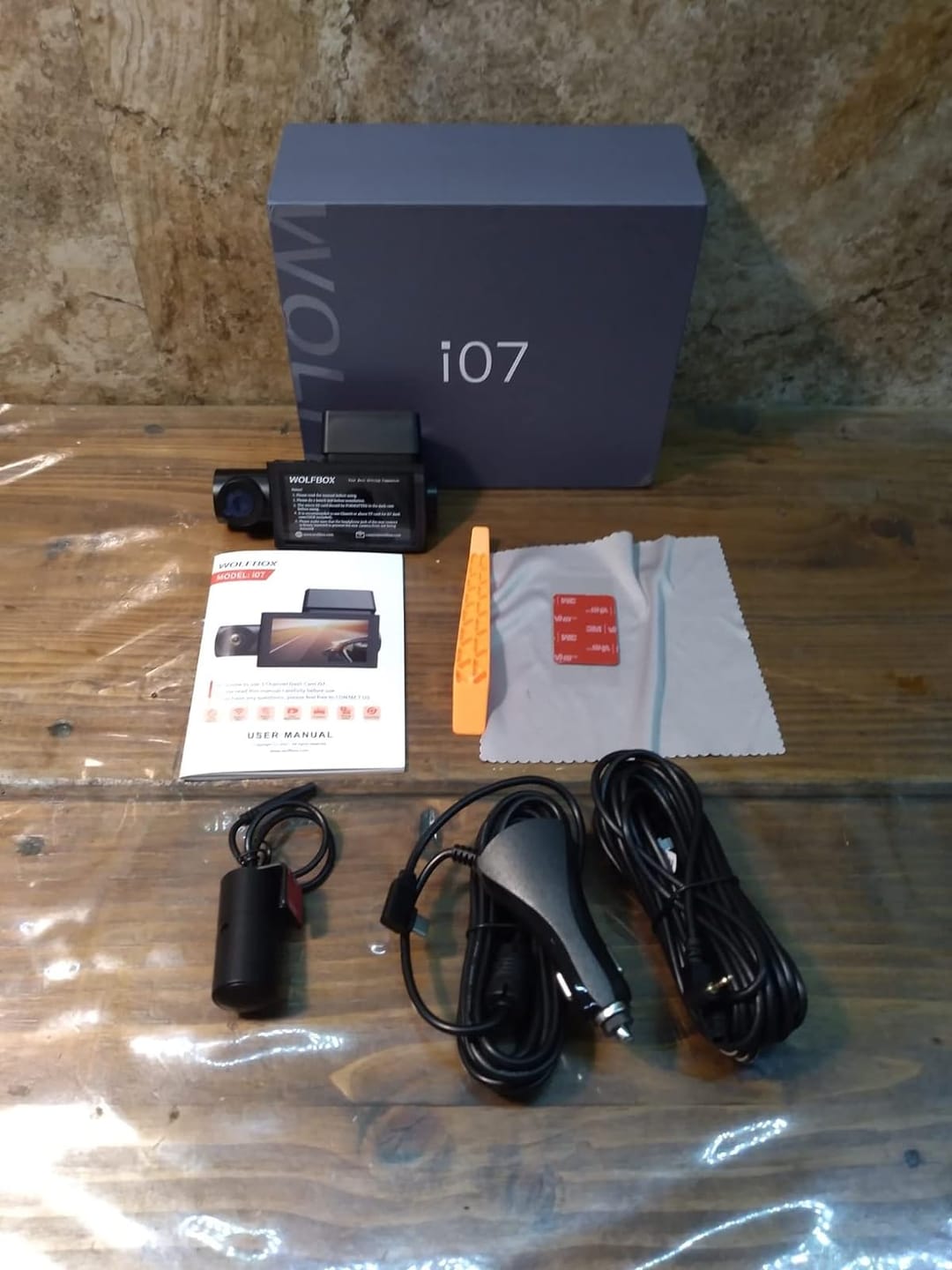 Customer photo review of i07 | 3 Channel 2.5K+1080P+1080P Dashboard Recorder Built-in GPS WiFi