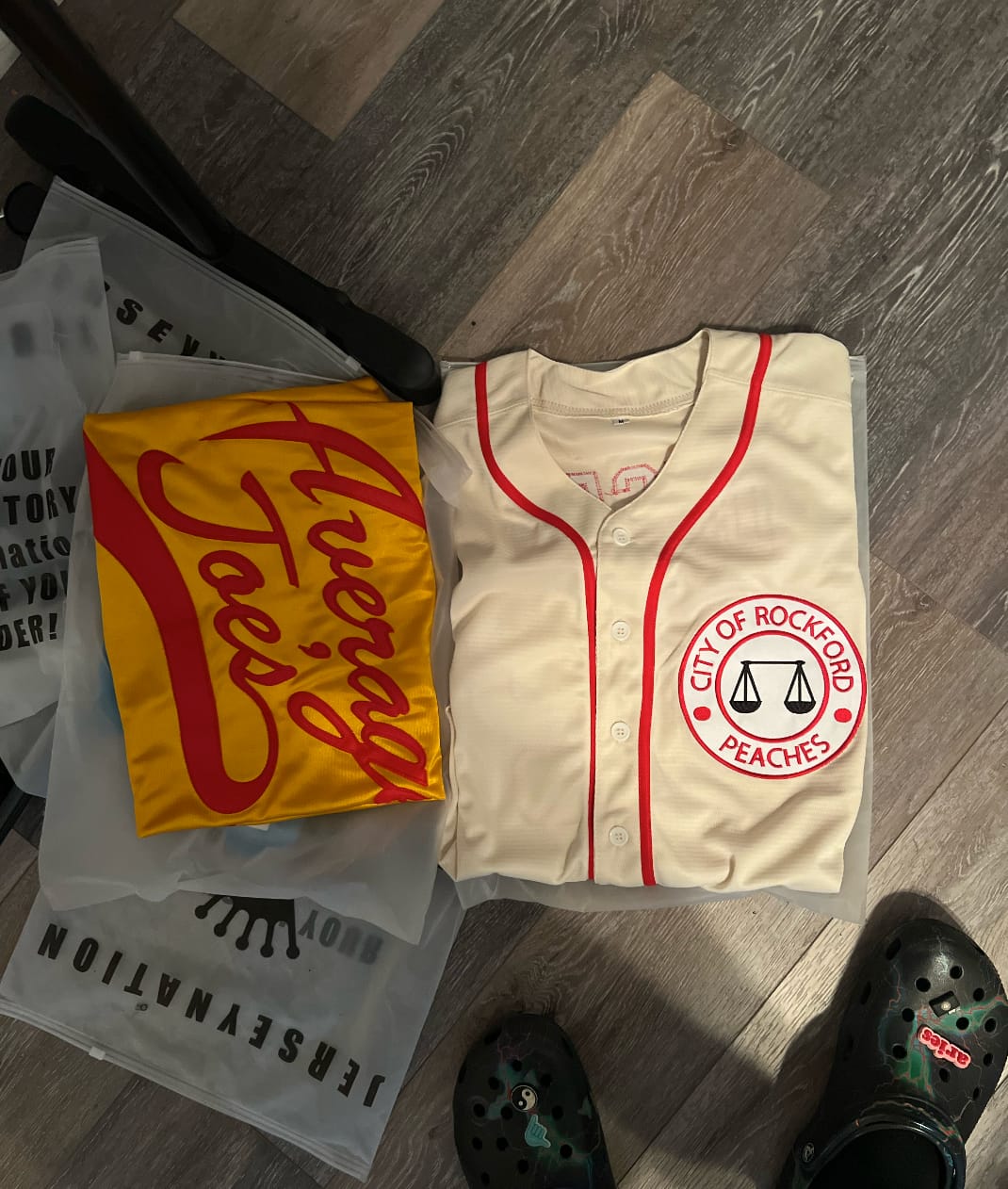 Customer photo review of Peter Lafluer Average Joe's Baseball Jersey
