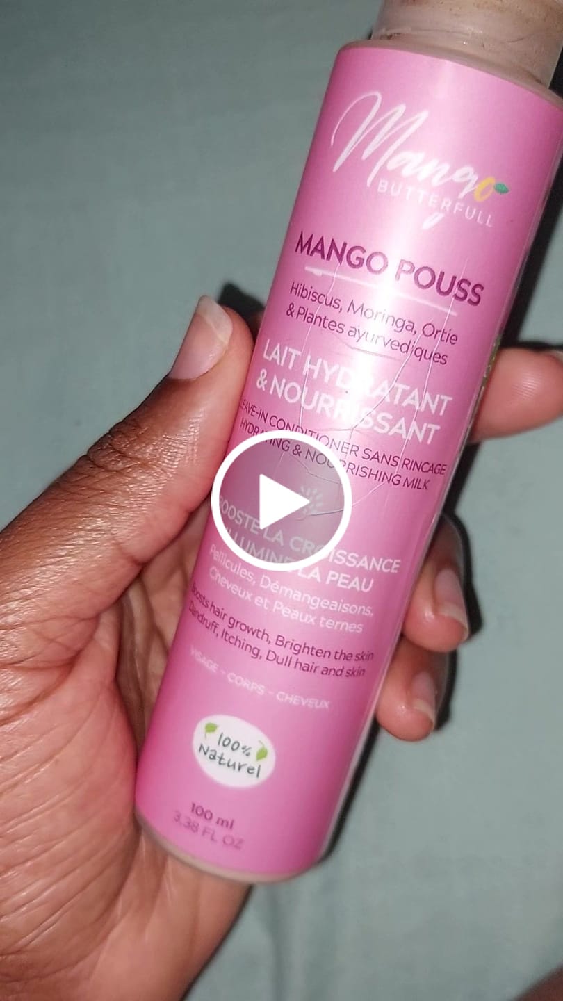 Customer video review of Lait hydratant et nourrissant - POUSS