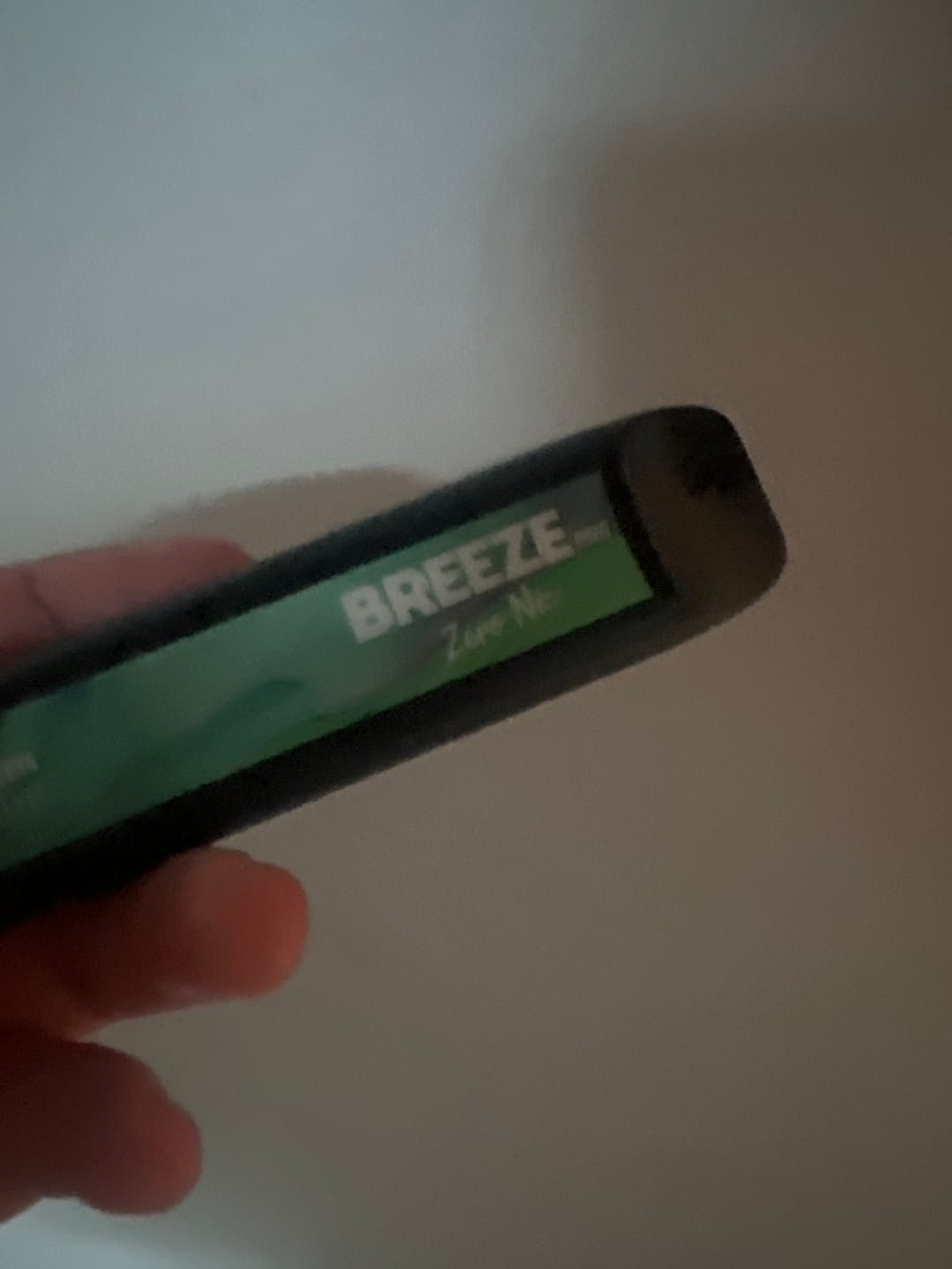 Customer photo review of Breeze Pro 0% Nicotine Disposable Vape