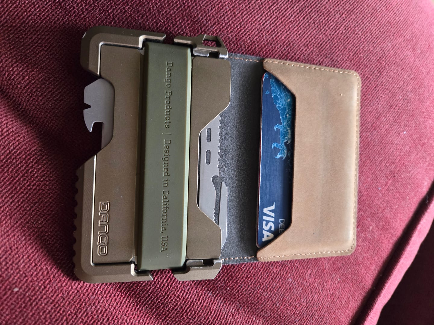 Customer photo review of 3 POCKET BIFOLD LEATHER