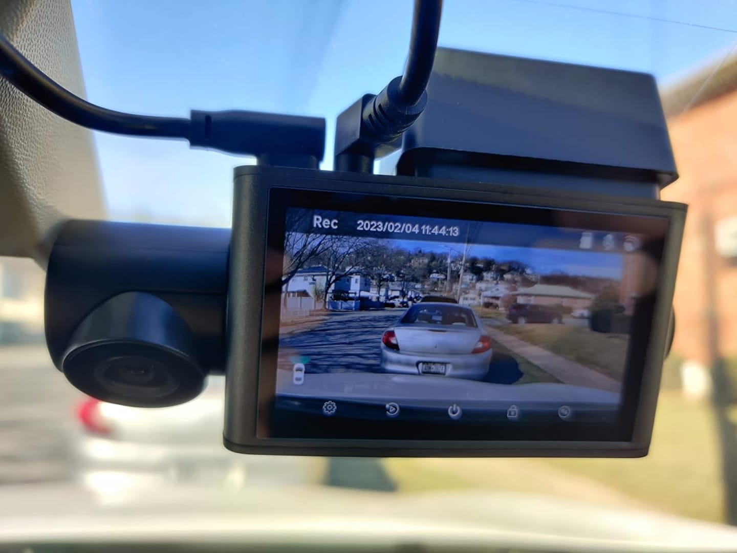 Customer photo review of i07 | 3 Channel 2.5K+1080P+1080P Dashboard Recorder Built-in GPS WiFi